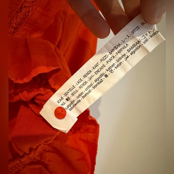 NWT Zara crop peplum blouse top - Picture 5 of 6